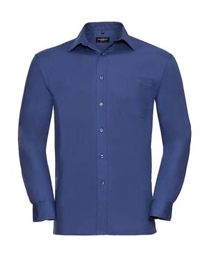 Košeľa Poplin s dlhými rukávmi Sirvex, 206 Aztec Blue