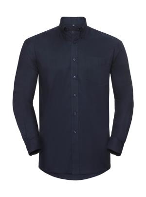Košeľa s dlhými rukávmi Oxford, 203 Bright Navy