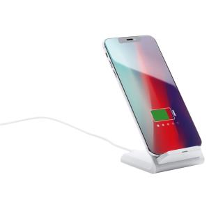 Stojanček na mobil s bezdrôtovou nabíjačkou Hovox, Biela