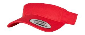 Šilt Curved Visor color, 400 Red