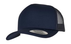 Classic Curved Visor Foam Trucker šiltovka, 200 Navy