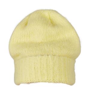 Soft Acrylic Beanie čiapka, 600 Yellow