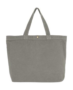Veľká plátená nákupná taška Selvri, 119 Neutral Grey