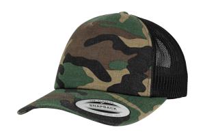  Trucker šiltovka Camo, 753 Wood Camo/Black