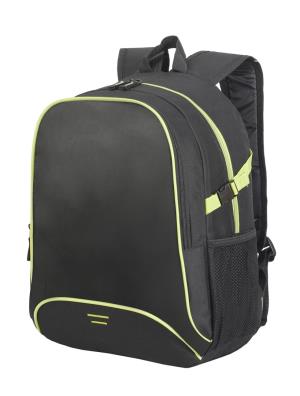 Ruksak Basic Osaka, 165 Black/Lime Green