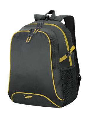 Ruksak Basic Osaka, 169 Black/Yellow