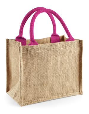 Darčeková taška Jute Mini Gift, 064 Natural/Fuchsia