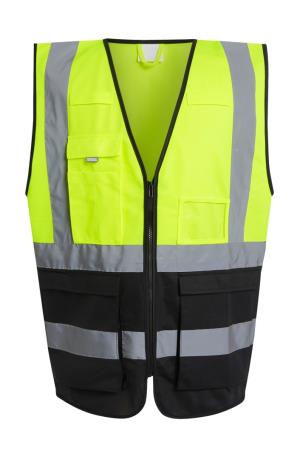 Bezpečnostná Vesta Pro Hi-Vis Executive, 657 Yellow/Black
