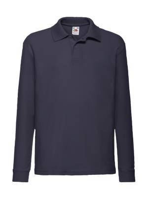 Detská polokošeľa s dlhým rukávom 65/35, 202 Deep Navy