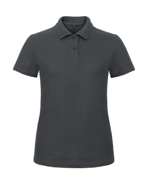 Dámska polokošeľa Pique ID.001/women, 140 Anthracite