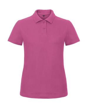 Dámska polokošeľa Pique ID.001/women, 418 Fuchsia