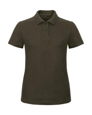 Dámska polokošeľa Pique ID.001/women, 700 Brown