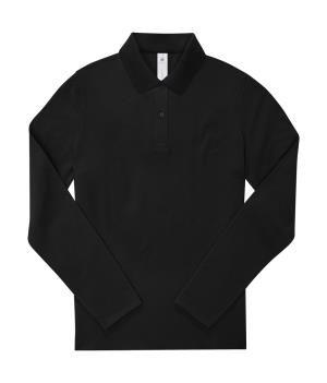 Dámska polokošeľa s dlhými rukávmi My Polo 210, 101 Black