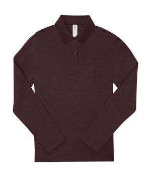 Dámska polokošeľa s dlhými rukávmi My Polo 210, 452|Heather Burgundy