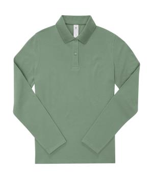 Dámska polokošeľa s dlhými rukávmi My Polo 210, 515 Amalfi Green