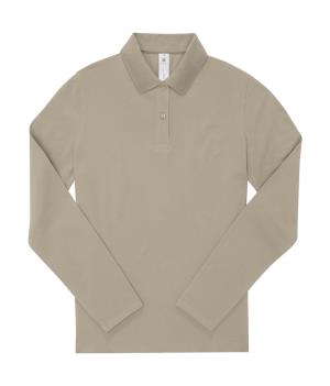 Dámska polokošeľa s dlhými rukávmi My Polo 180 LS, 711 Mastic