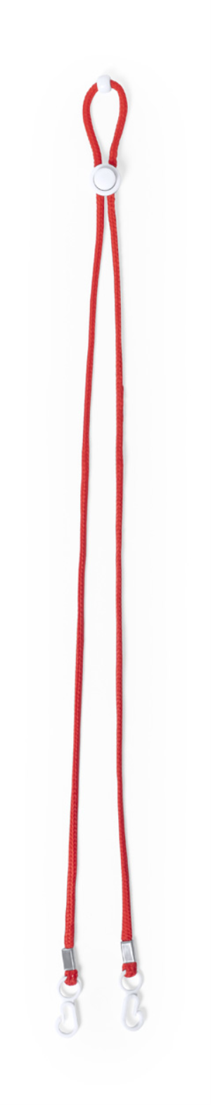 Šnúrka na rúško Menfix, Červená (2)
