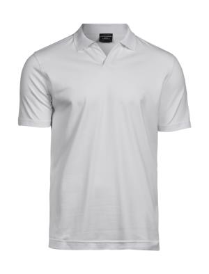 Luxusná pánska polokošeľa Stretch V-Neck Polo, 000 White