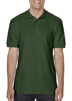 Pánska polokošeľa  Double Piqué , 541 Forest Green
