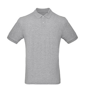 Polokošeľa Organic Inspire Polo /men_°, 123 Heather Grey