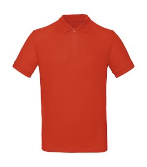 Polokošeľa Organic Inspire Polo /men_°, 407 Fire Red