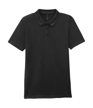 Dámska polokošeľa Softstyle® Double Pique, 101 Black
