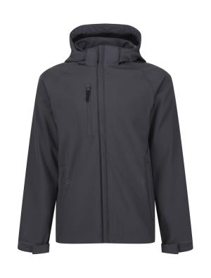 Pánska Softshellová Bunda Repeller Lined Hooded, 129 Seal Grey