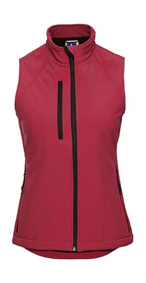 Dámska vesta Softshell, 401 Classic Red