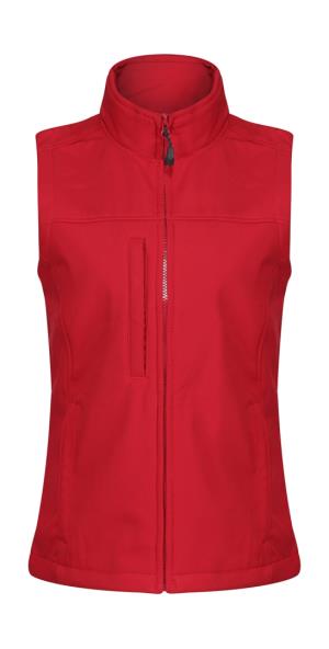 Dámska softshellová vesta Flux, 401 Classic Red