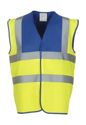Odrazová vesta  Fluo, 653 Fluo Yellow/Royal Blue
