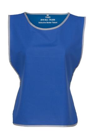 Reflexná vesta s lemovaním Fluo , 300 Royal Blue