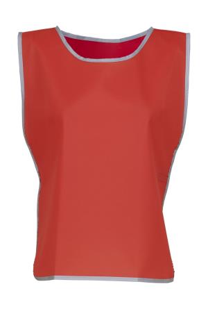 Reflexná vesta s lemovaním Fluo , 400 Red