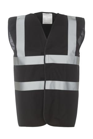 Bezpečnostná vesta s reflexnými popruhmi, 101 Black