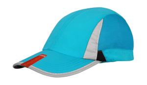 Športová šiltovka so sieťkou Spiro, 361 Aqua/Black