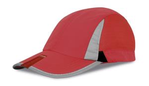 Športová šiltovka so sieťkou Spiro, 451 Red/Black
