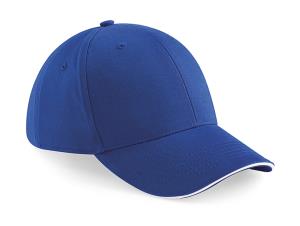 6 panelová šiltovka Athleisure, 351 Bright Royal/White