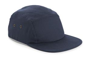 5-panelová šiltovka s rovným šiltom Canvas, 200 Navy