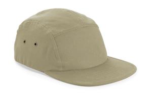 5-panelová šiltovka s rovným šiltom Canvas, 742 Desert Sand