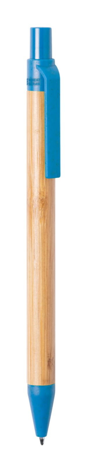 bambusové guličkové pero Roak, modrá