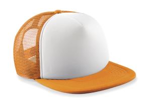 5 panelová šiltovka pre deti Vintage, 475 Orange/White