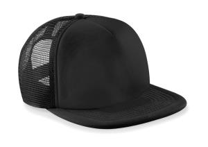 5 panelová šiltovka sieťovaná Vintage, 152 Black/Black
