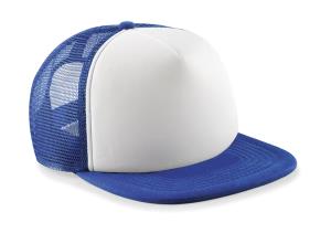 5 panelová šiltovka sieťovaná Vintage, 351 Bright Royal/White