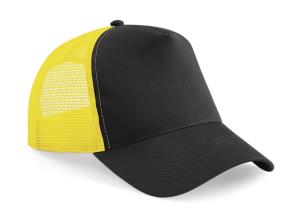 5 panelová šiltovka so sieťkou Best, 168 Black/Yellow