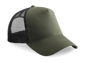 5 panelová šiltovka so sieťkou Best, 559 Olive Green/Black