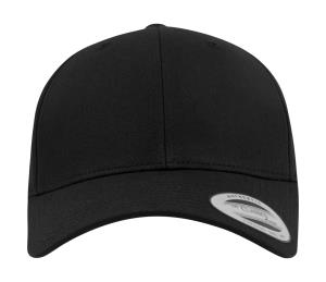 6-panelová šiltovka  Curved Classic Snapback, 101 Black