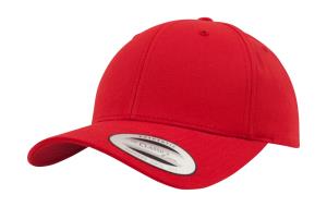6-panelová šiltovka  Curved Classic Snapback, 400 Red
