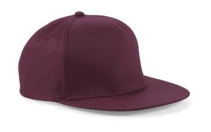 5 panelová šiltovka s rovným šiltom Rapper, 448 Burgundy