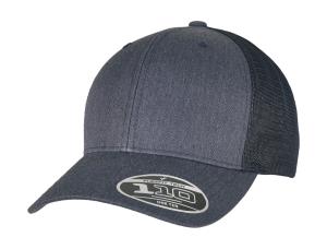 6-panelová Šiltovka  Flexfit Melange Trucker, 162 Heather/Navy