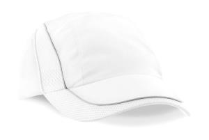 Sieťovaná šiltovka so zahnutým šiltom Coolmax®, 000 White