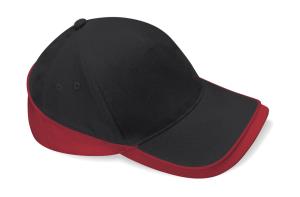 5 panelová šiltovka z bavlny Team, 154 Black/Classic Red